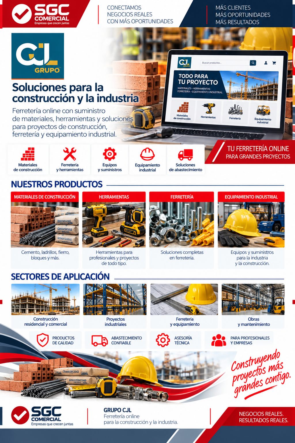 Ficha comercial de Grupo CJL